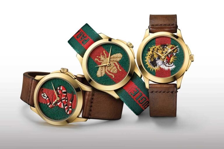 Gucci lanzó su último reloj donde mezcla arte y moda Ventana del Norte