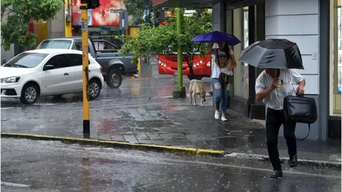 Lluvia en Tucumán.